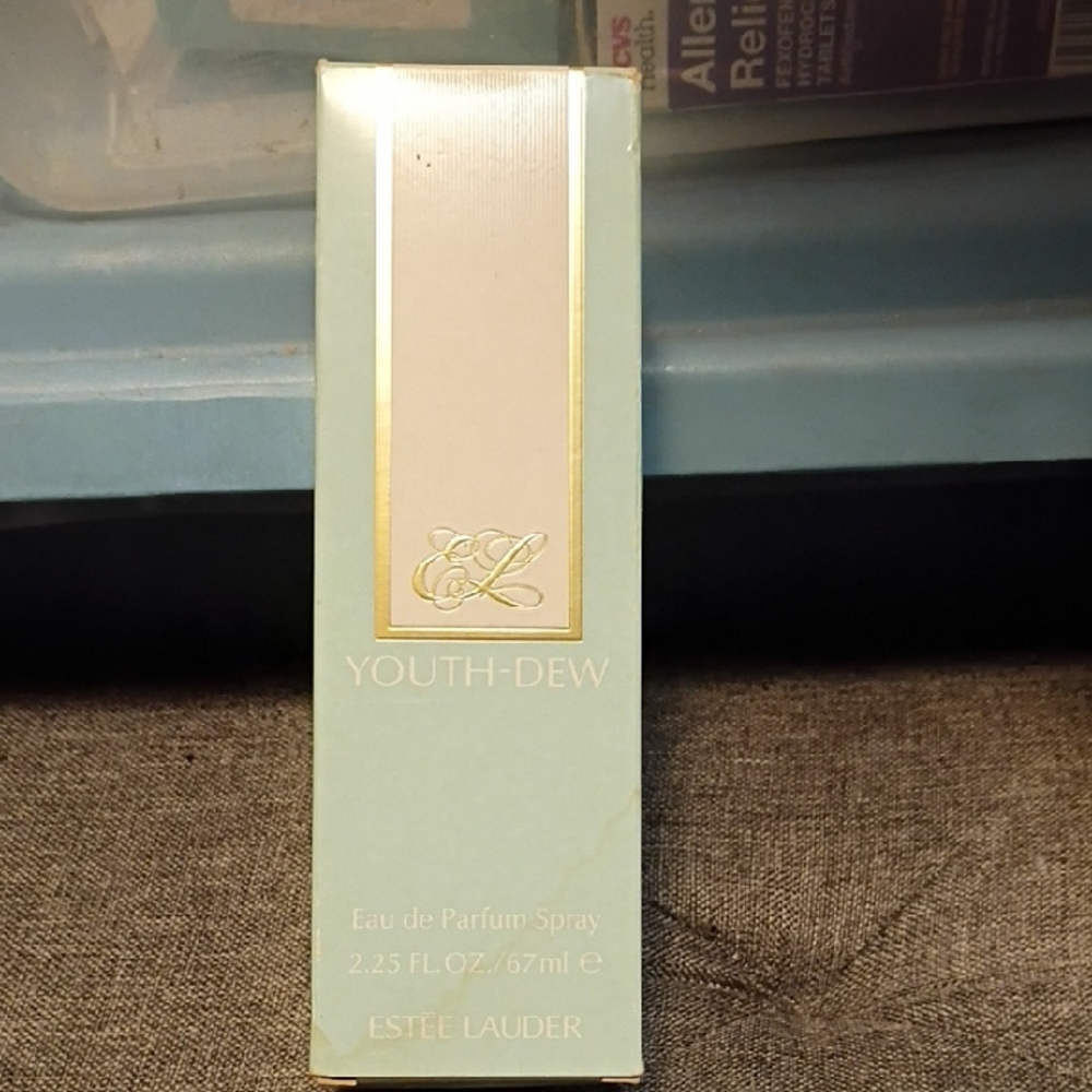 Estee Lauder Youth-Dew Eau de Parfum in Gold and Cream